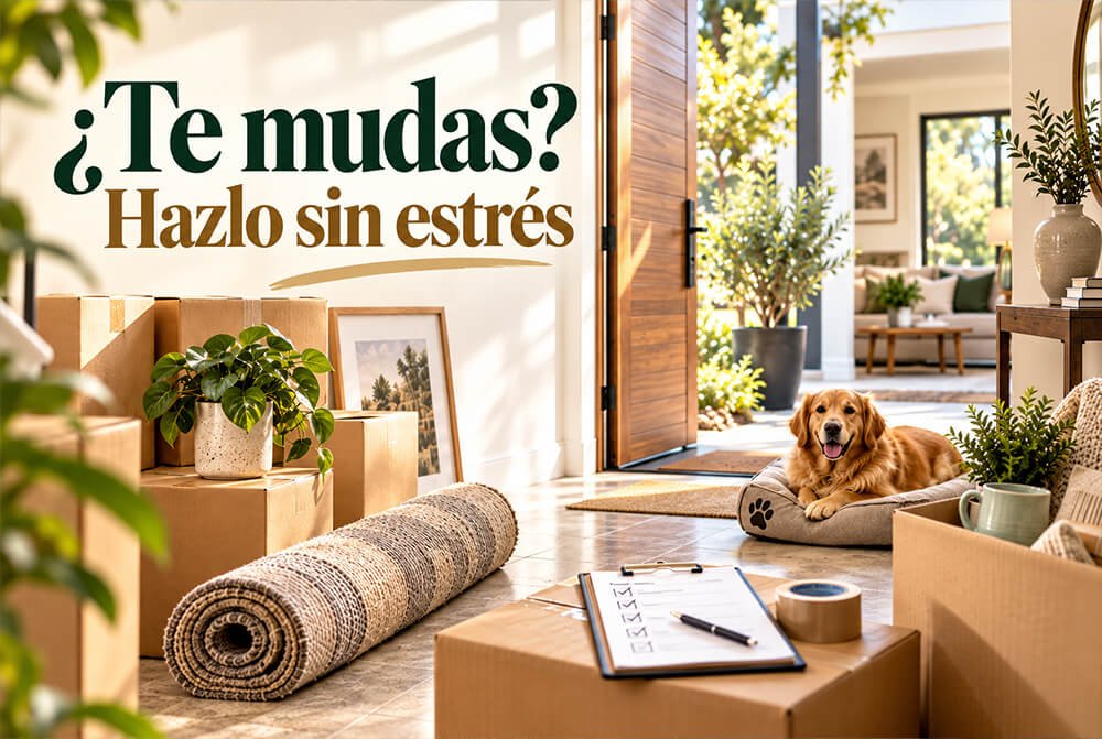 ¿Te mudas? 8 consejos para organizar una mudanza sin estrés